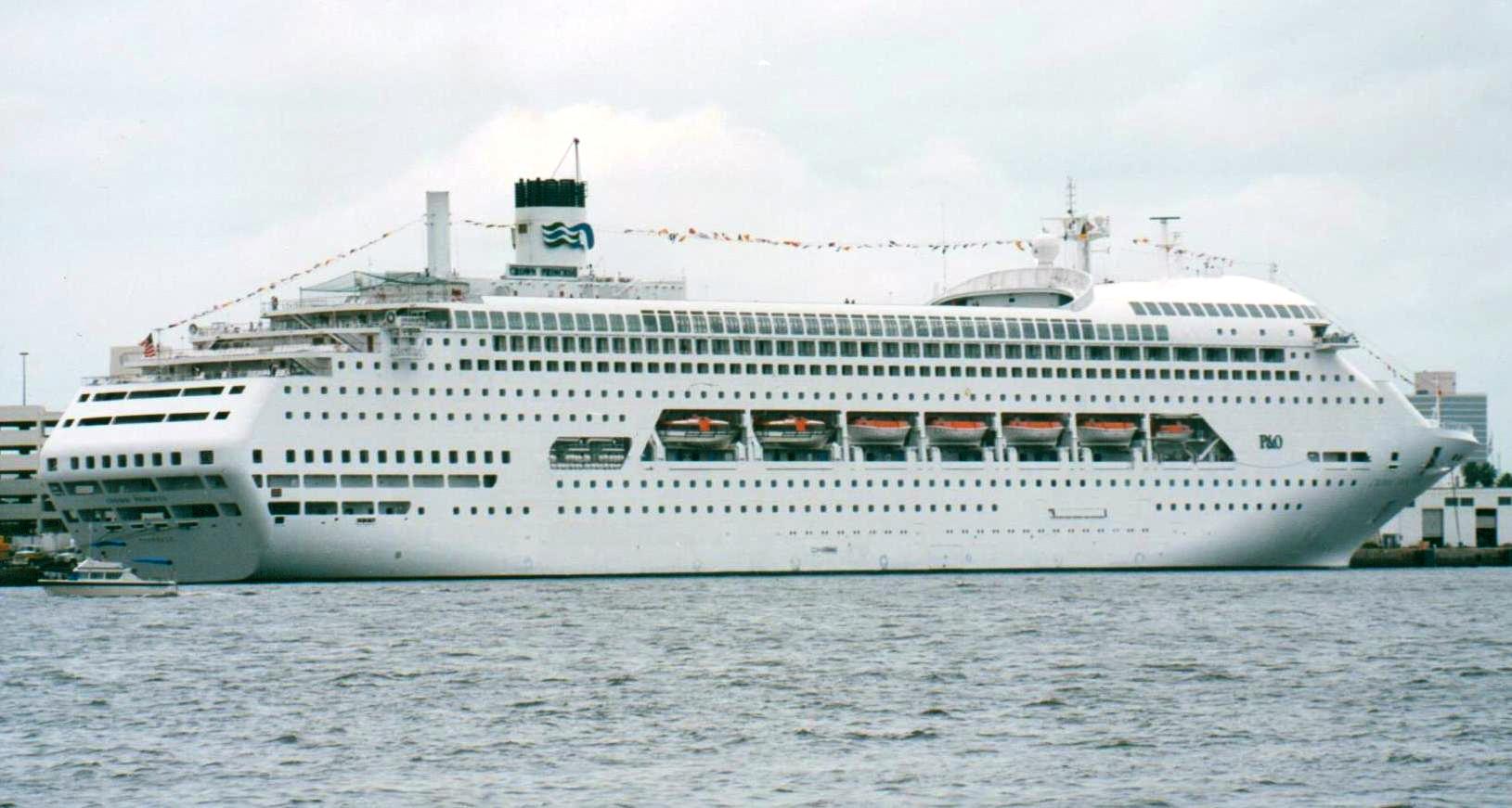 No.1245 Crown Princess launched 1989 | The World's Passenger Ships