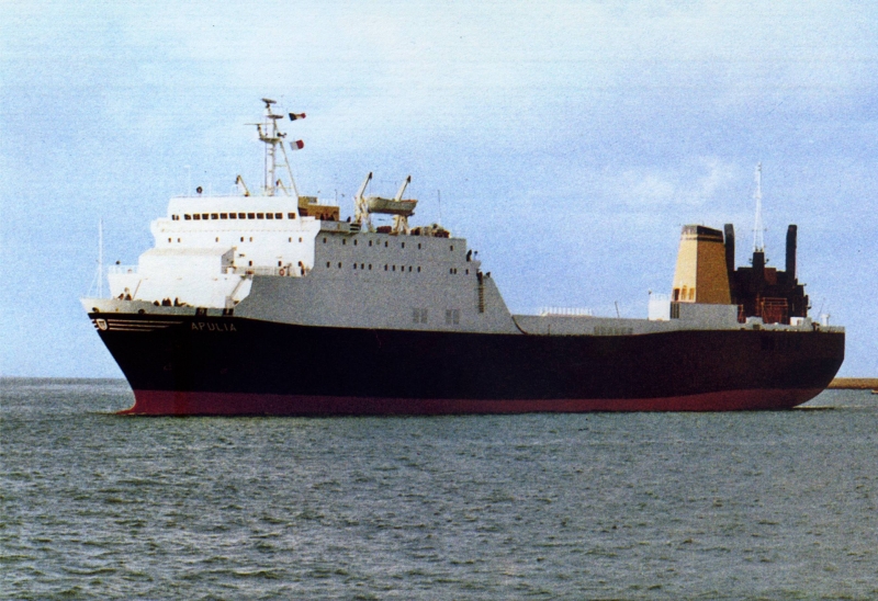 No.1121 Apulia launched in 1980 | The World's Passenger Ships