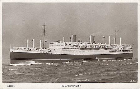 No.498 Rangitane launched 1929 | The World's Passenger Ships