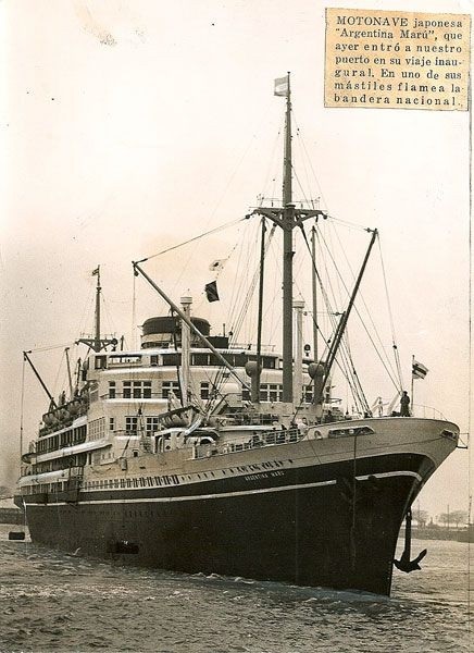 No.621 Argentina Maru launched in 1938 | The World's Passenger Ships