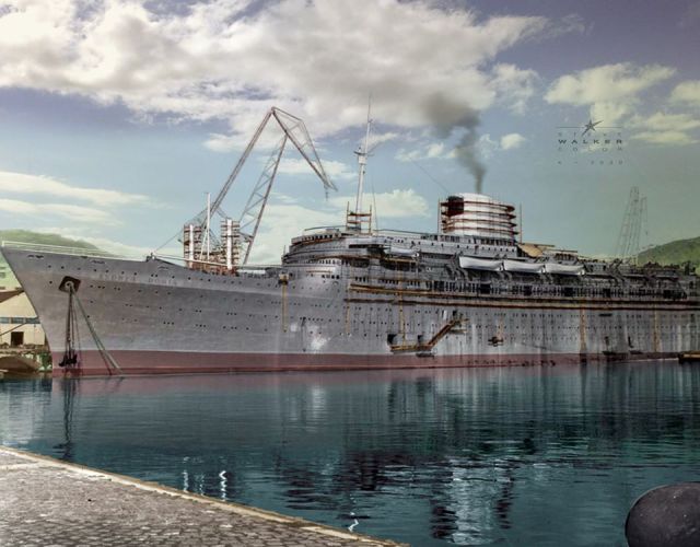 No.822 Andrea Doria launched 1951 | The World's Passenger Ships